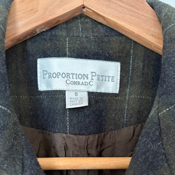 Plaid Button-Up Coat - Picture 2 of 4